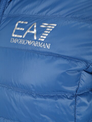 EA7 Emporio Armani Zimska jakna | modra barva