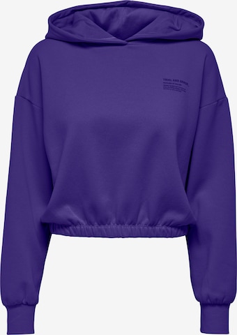 ONLY - Sweatshirt 'Cooper' em roxo: frente