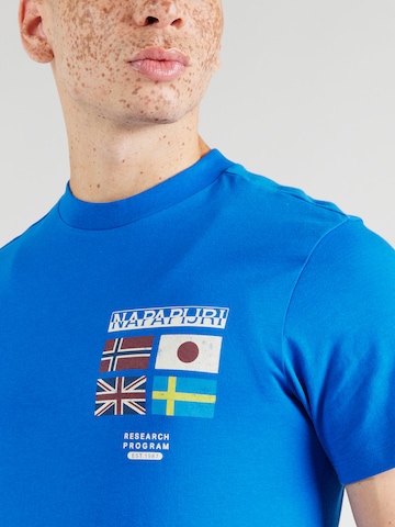 NAPAPIJRI T-shirt 'SERE' i blå