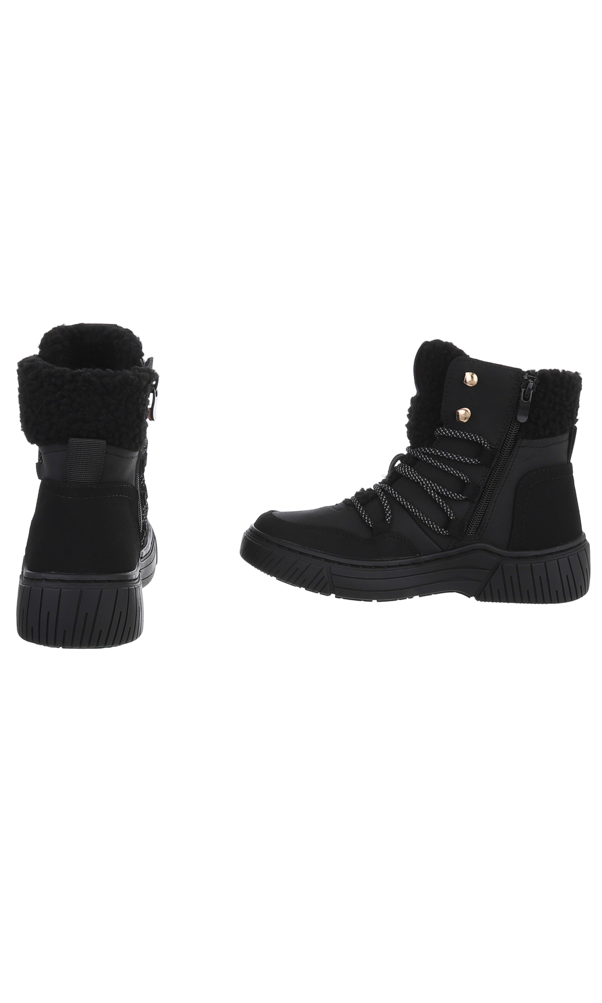 Ital-Design Stiefelette in Schwarz