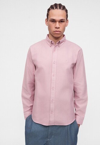 Carhartt WIP Regular fit Риза 'Bolton' в розово: отпред