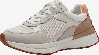 TAMARIS Sneaker in beige / braun / orange / weiß, Produktansicht