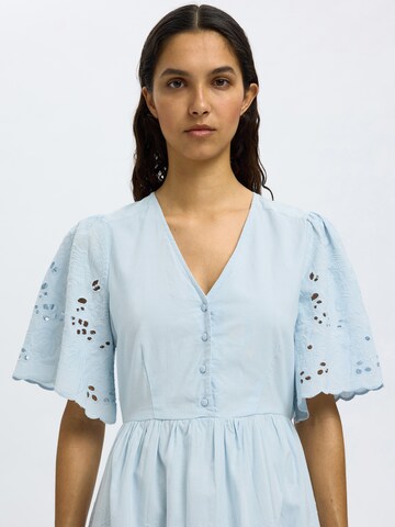Robe 'SLFDAHLIA' SELECTED FEMME en bleu