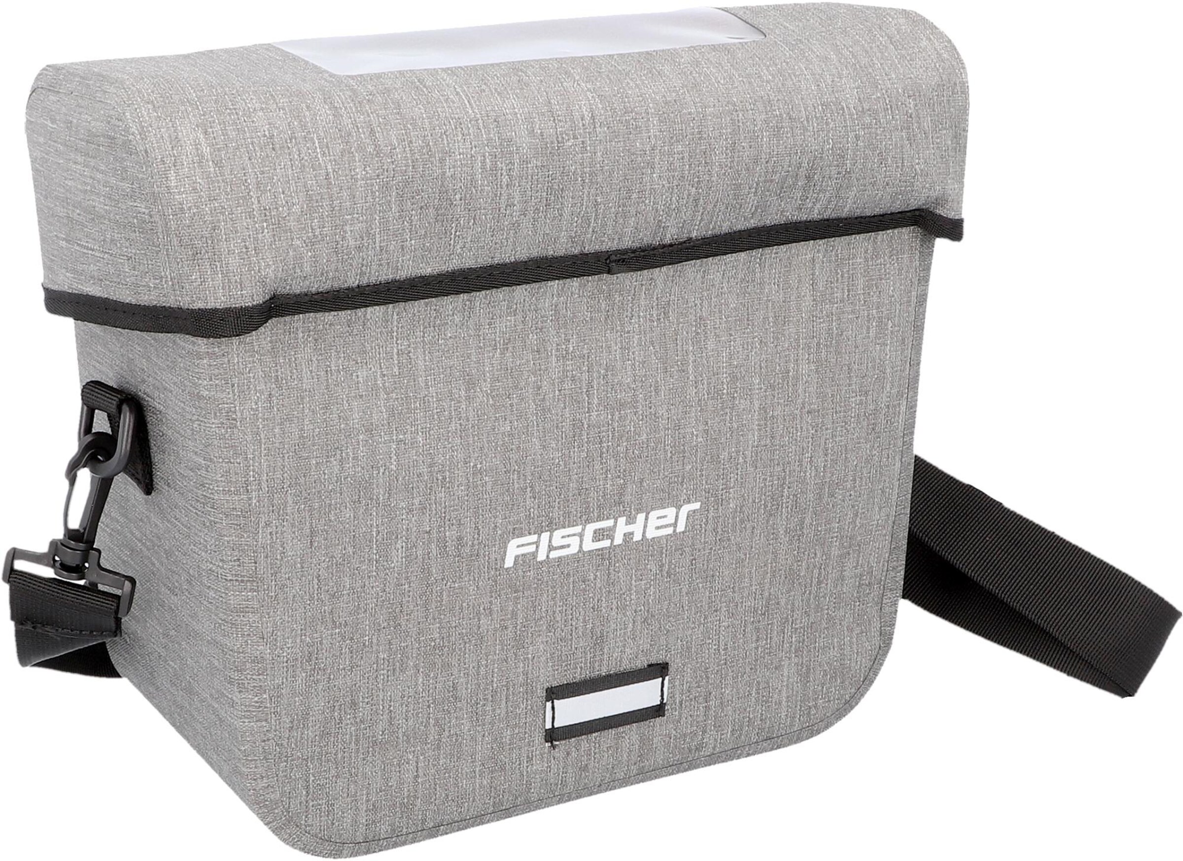 FISCHER Fahrräder Fahrradtasche in Grau