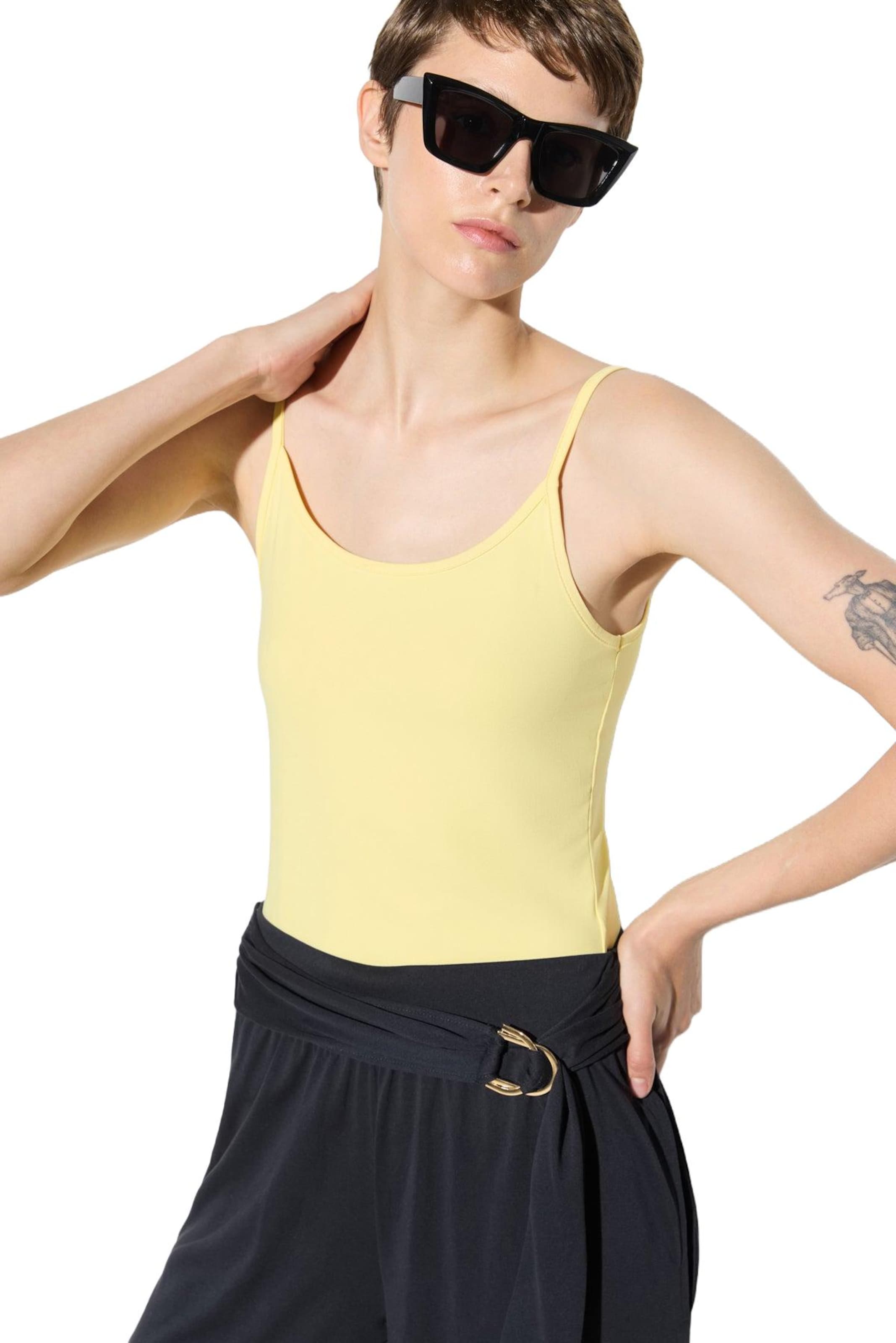 No Matter What Top in Gelb