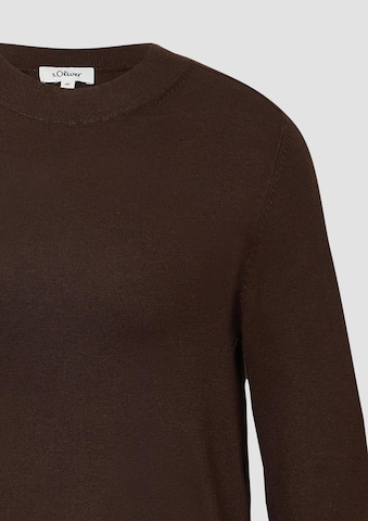 s.Oliver Strickkleid in Braun