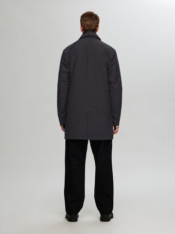 SELECTED HOMME Vinterfrakke i sort