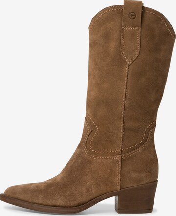 Bottes de cowboy TAMARIS en marron