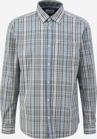 s.Oliver Regular fit Button Up Shirt in Green: front