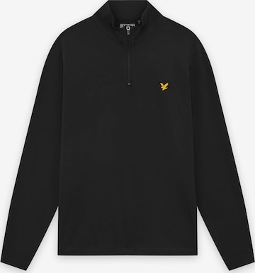 Lyle & Scott Sweatshirt in Zwart: voorkant