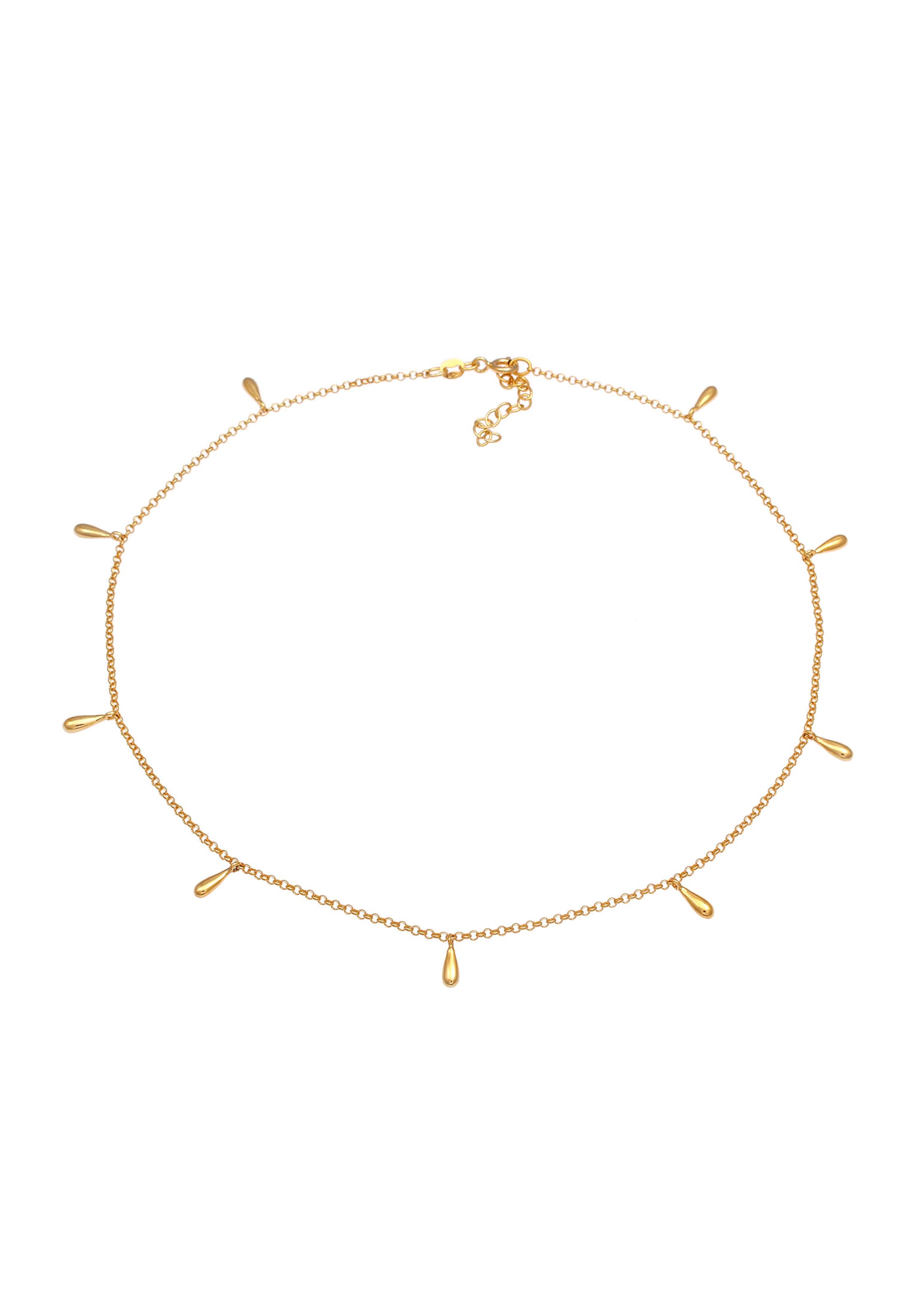 ELLI Halskette Tropfen in Gold