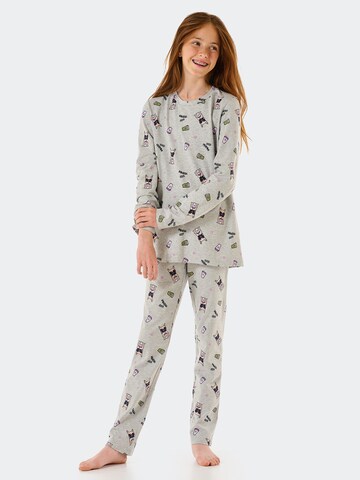 SCHIESSER Pajamas in Grey: front