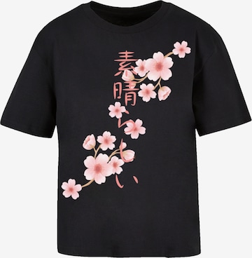 T-shirt F4NT4STIC en noir : devant