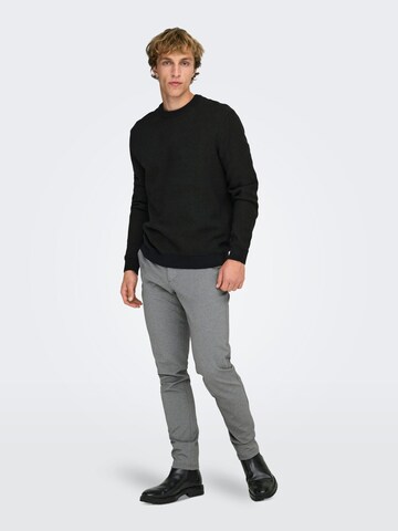 Only & Sons Baggy Broek 'Mark' in Grijs