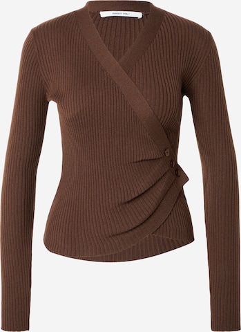 ABOUT YOU Sweater 'Ina' in Brown: front