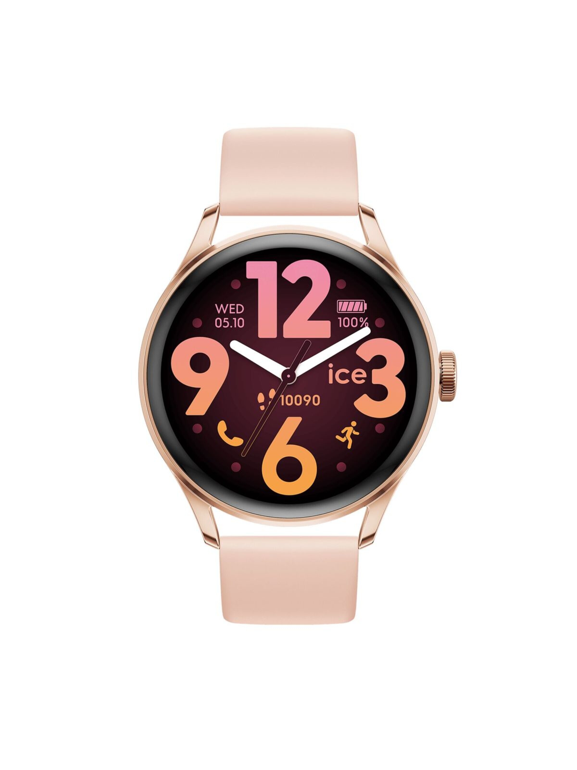 Montre digitale 'Ice-Watch - Smartwatch ICE smart 3.0 - Quartz watch movement' Ice-Watch en or : devant