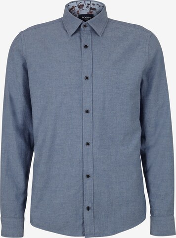 JOOP! Jeans Button Up Shirt 'Hanson' in Blue: front