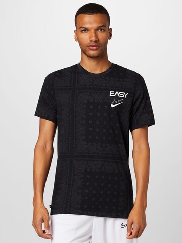 NIKE Performance shirt 'Pro' in Black: front