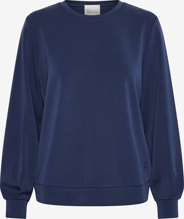 My Essential Wardrobe Sweatshirt in Blue: front