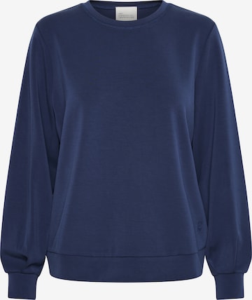 My Essential Wardrobe Sweatshirt in Blue: front