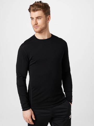 Smartwool Base Layer in Black: front