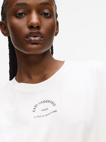 Karl Lagerfeld Majica | bela barva