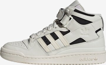 ADIDAS ORIGINALS High-Top Sneakers 'Forum' in White: front