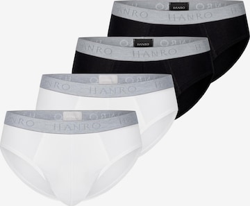 Hanro Slip 'Cotton Essentials' in Black: front