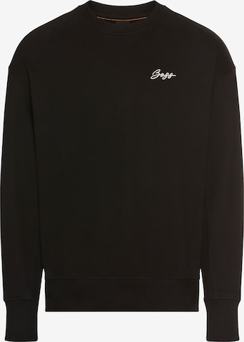 BOSS Sweatshirt in Black: front