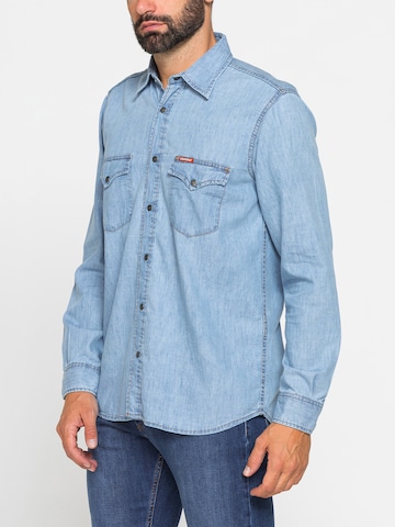 Carrera Jeans Shirt 'Western'‌‌ in Blau