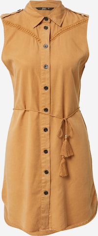 ONLY - Vestido camisero 'ARIZONA' en beige: frente