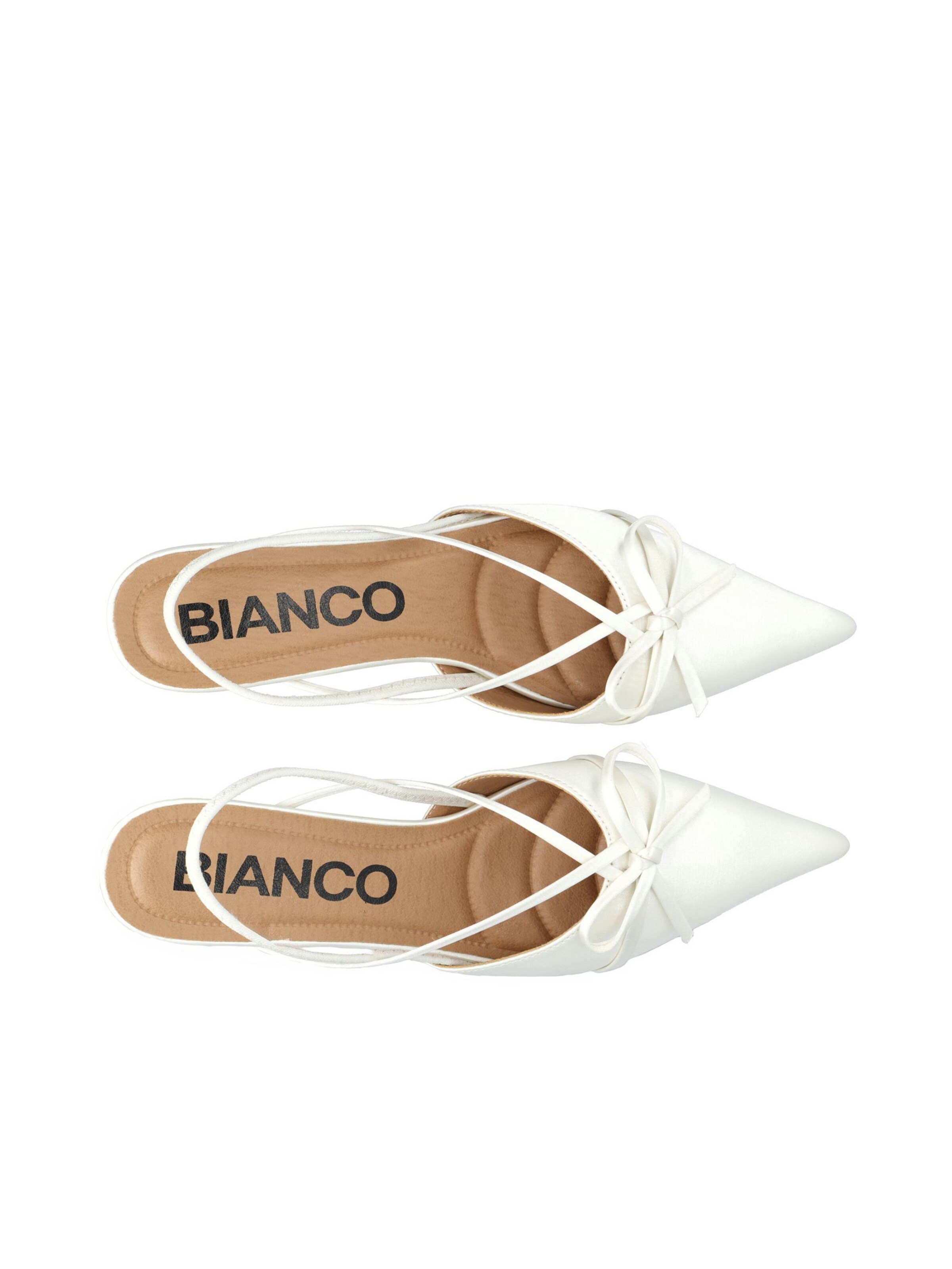 Bianco Slingpumps 'Kristin' i hvid