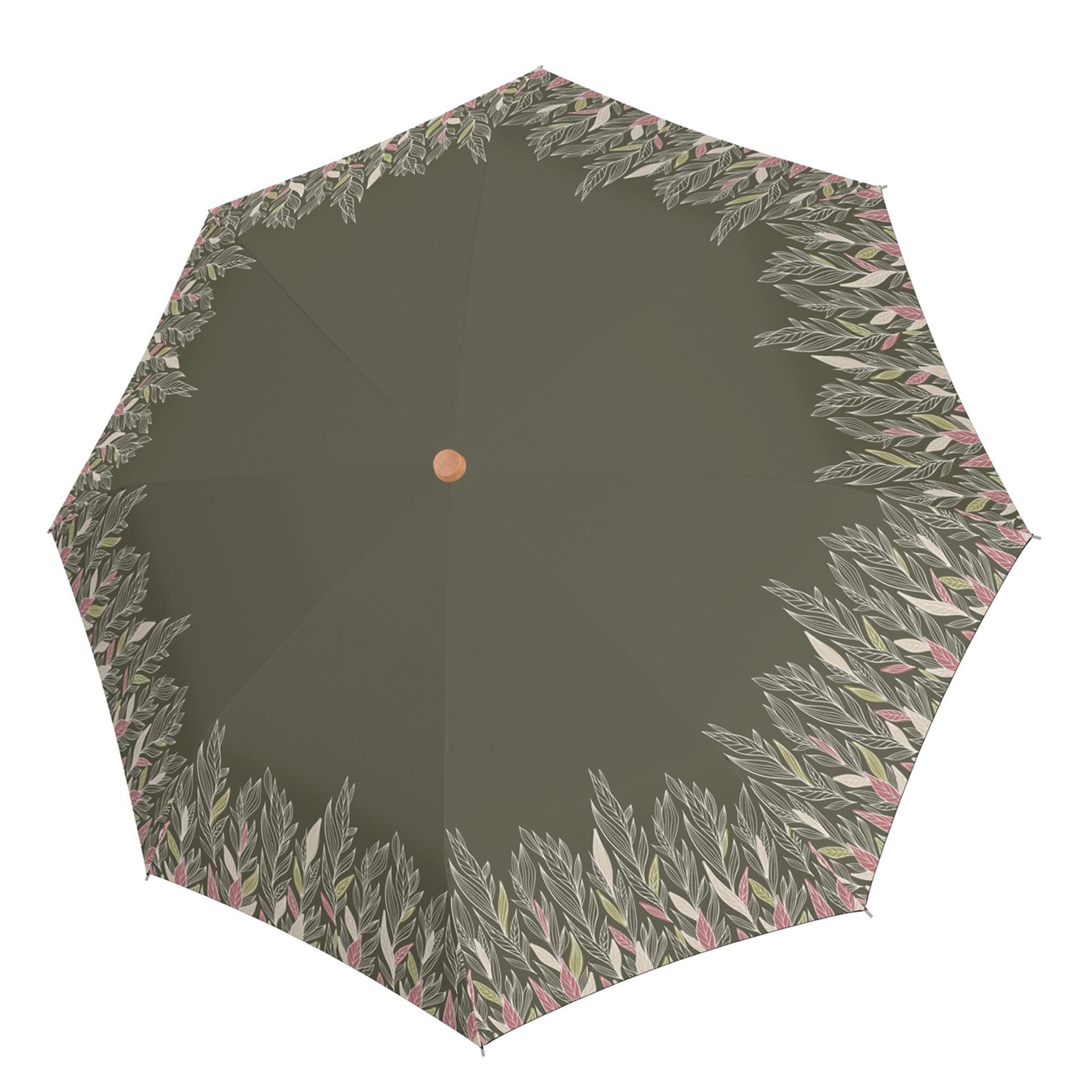 Doppler Regenschirm 'Nature Magic' in Grün: Vorderseite