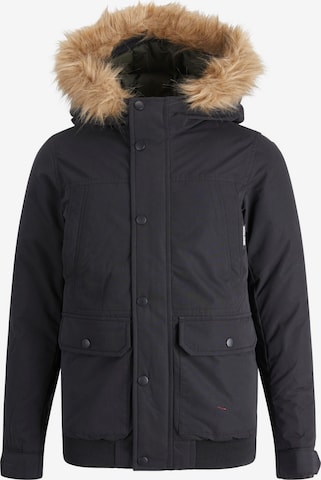 Jack & Jones Junior Winter Jacket 'Winner' in Black: front