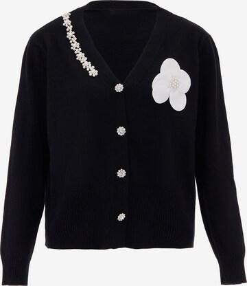 Cardigan ZITHA en noir : devant