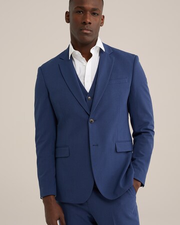 WE Fashion Slim fit Business blazer in Blue: front