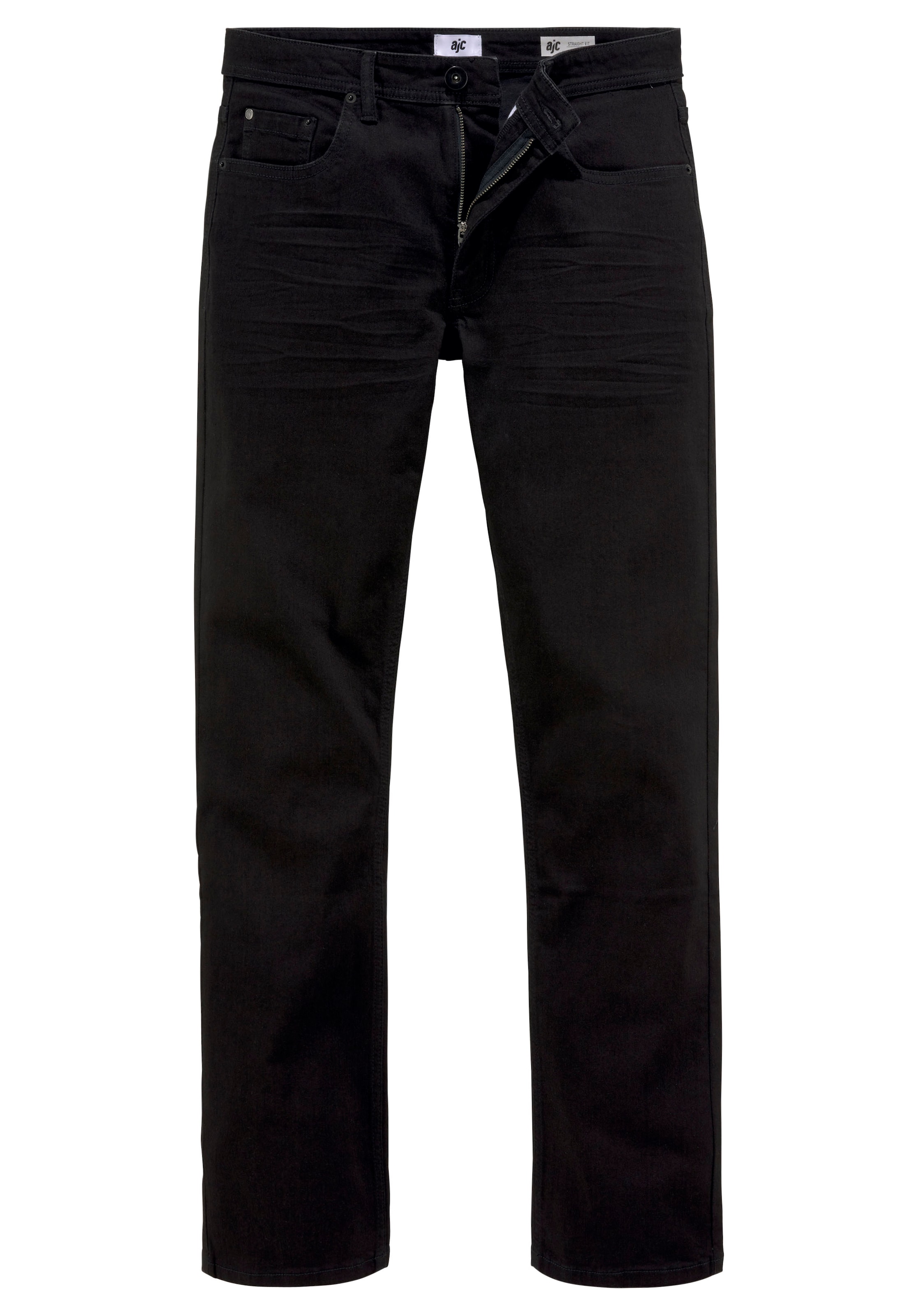 AJC Regular Jeans in Black: front
