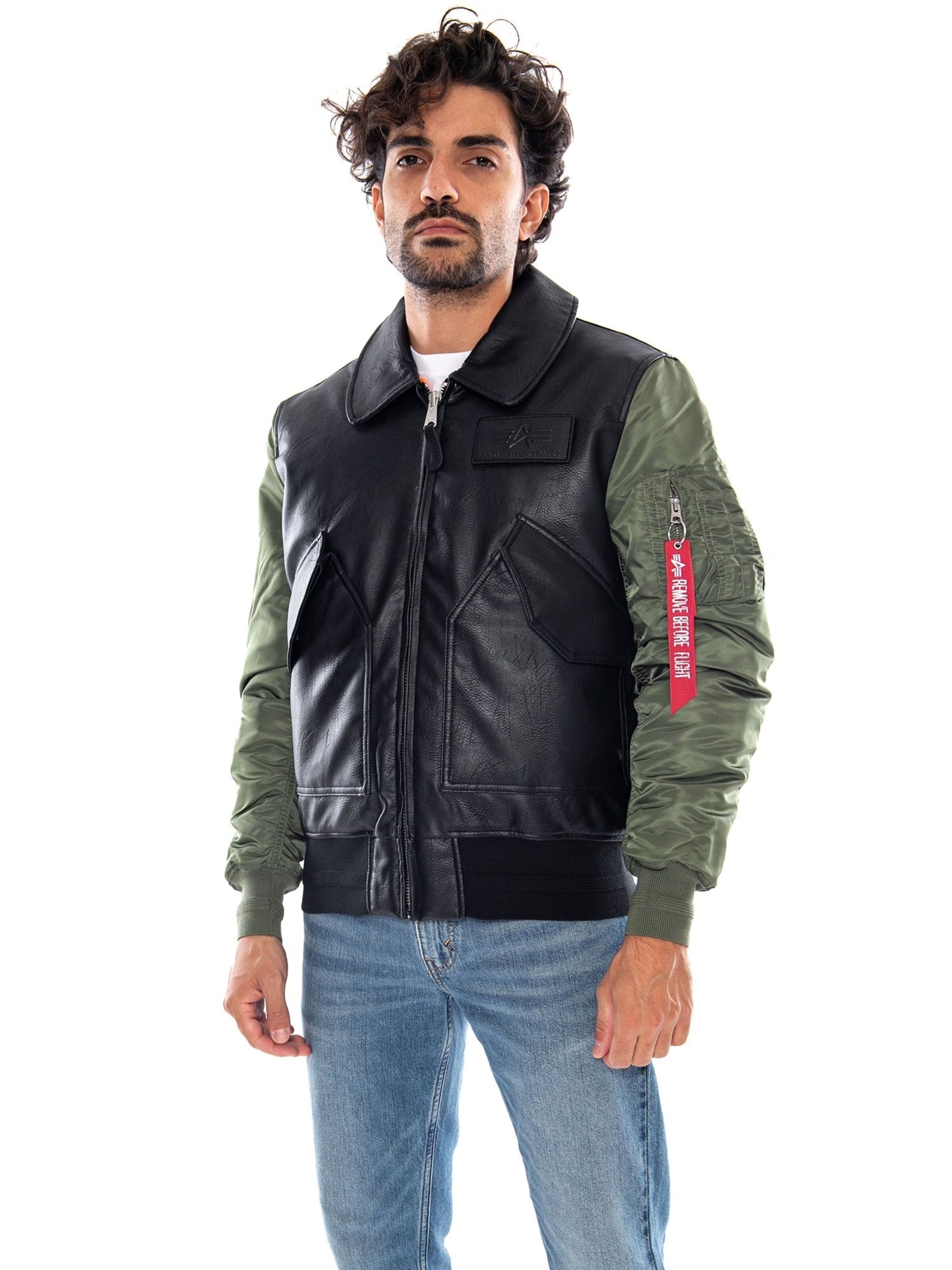 ALPHA INDUSTRIES Between-Season Jacket in Green: front