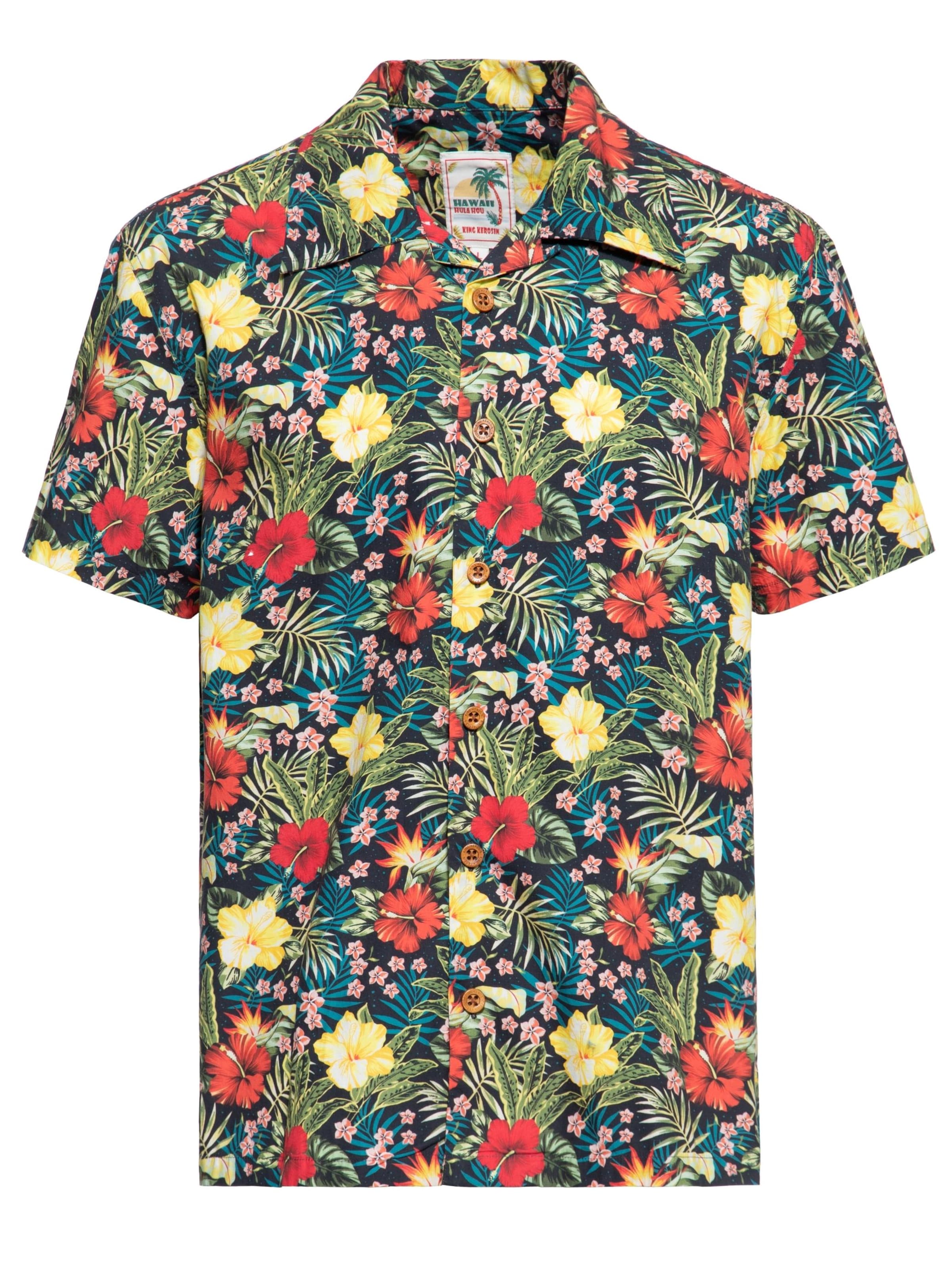 King Kerosin Hemd‌‌‌‌‌‌‌‌‌ in Schwarz: Vorderseite