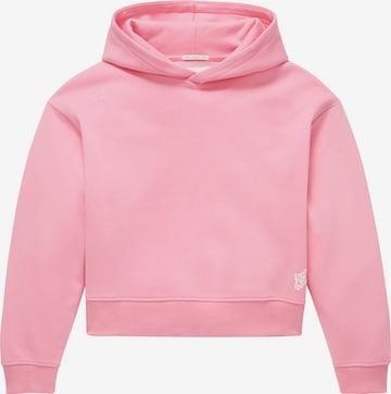 Sweat-shirt TOM TAILOR en rose : devant