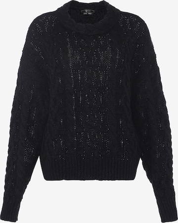 Pull-over faina en noir : devant