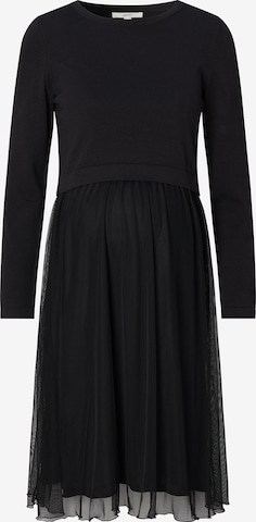 Esprit Maternity Kleid in Schwarz: predná strana