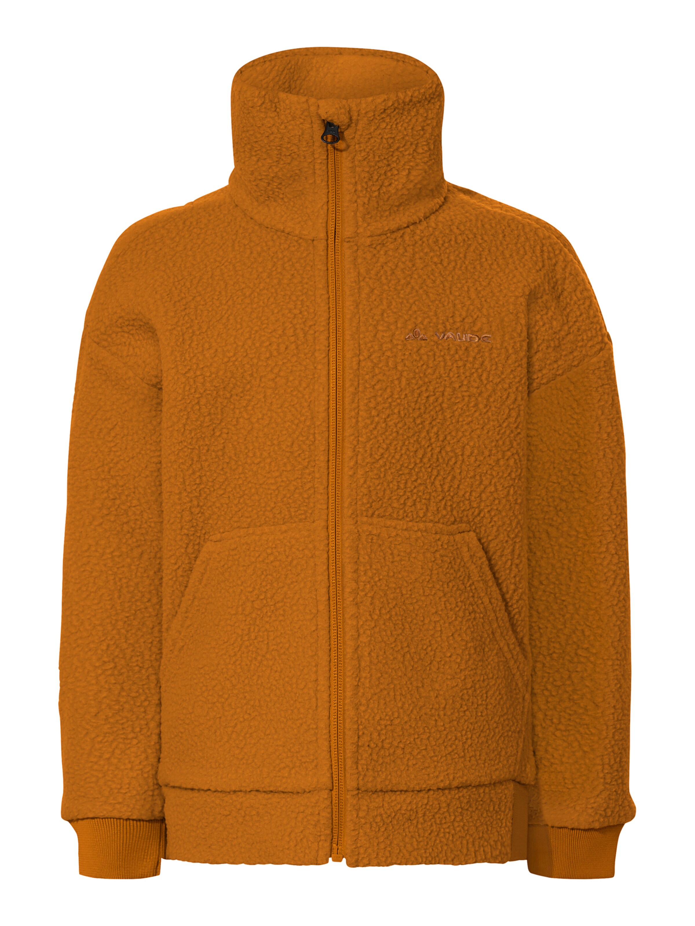 VAUDE Athletic fleece jacket 'Manukau' in Brown: front