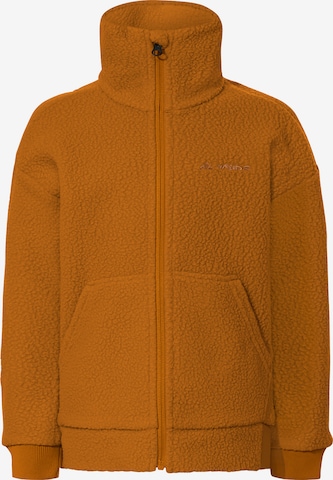 VAUDE Functionele fleece jas 'Manukau' in Bruin: voorkant