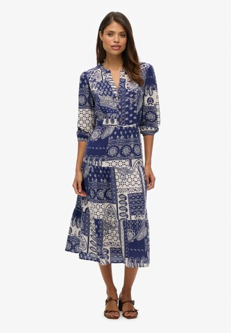 Superdry Dress in Blue: front