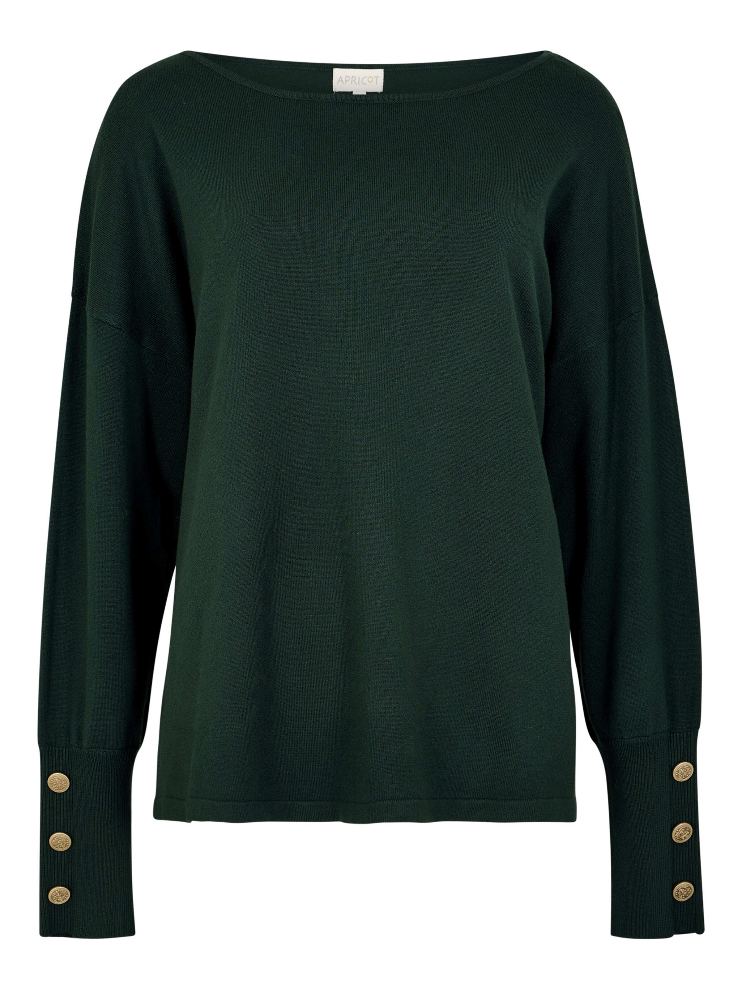 Apricot Soft Jersey Knit Top ' ' in Grün: Vorderseite