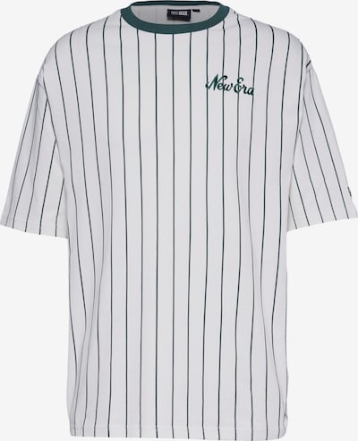 NEW ERA T-shirt 'Pinstripe Oversize' i grön / vit, Produktvy