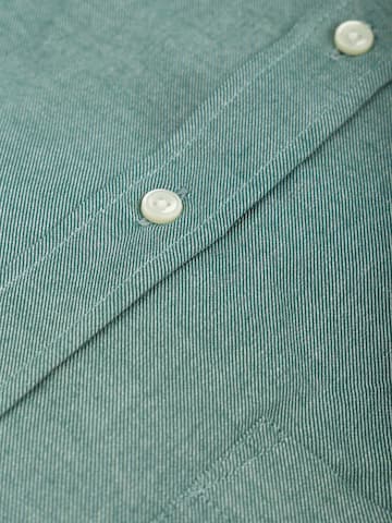 Coupe regular Chemise Steppin' out en vert