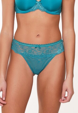 LingaDore - Tanga 'DAILY' en azul: frente