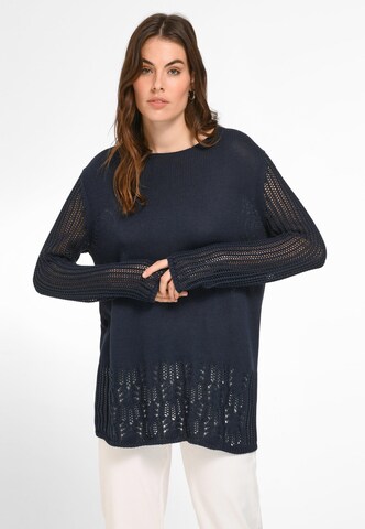 Emilia Lay Strickpullover in Blau: predná strana